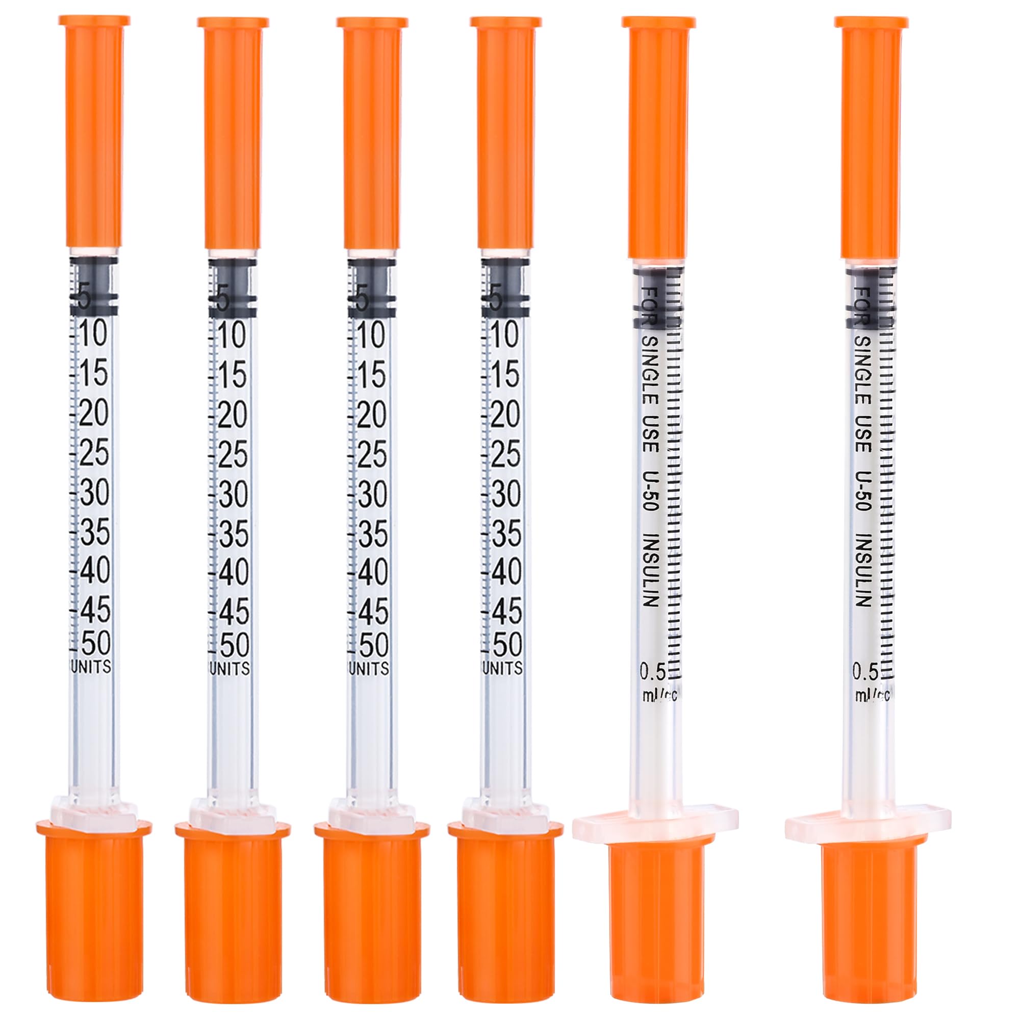 U-100 1ml 31ga Disposable Syringe and 31G x 6 mm (1/4") Needle 100Pack — Amazon image 8