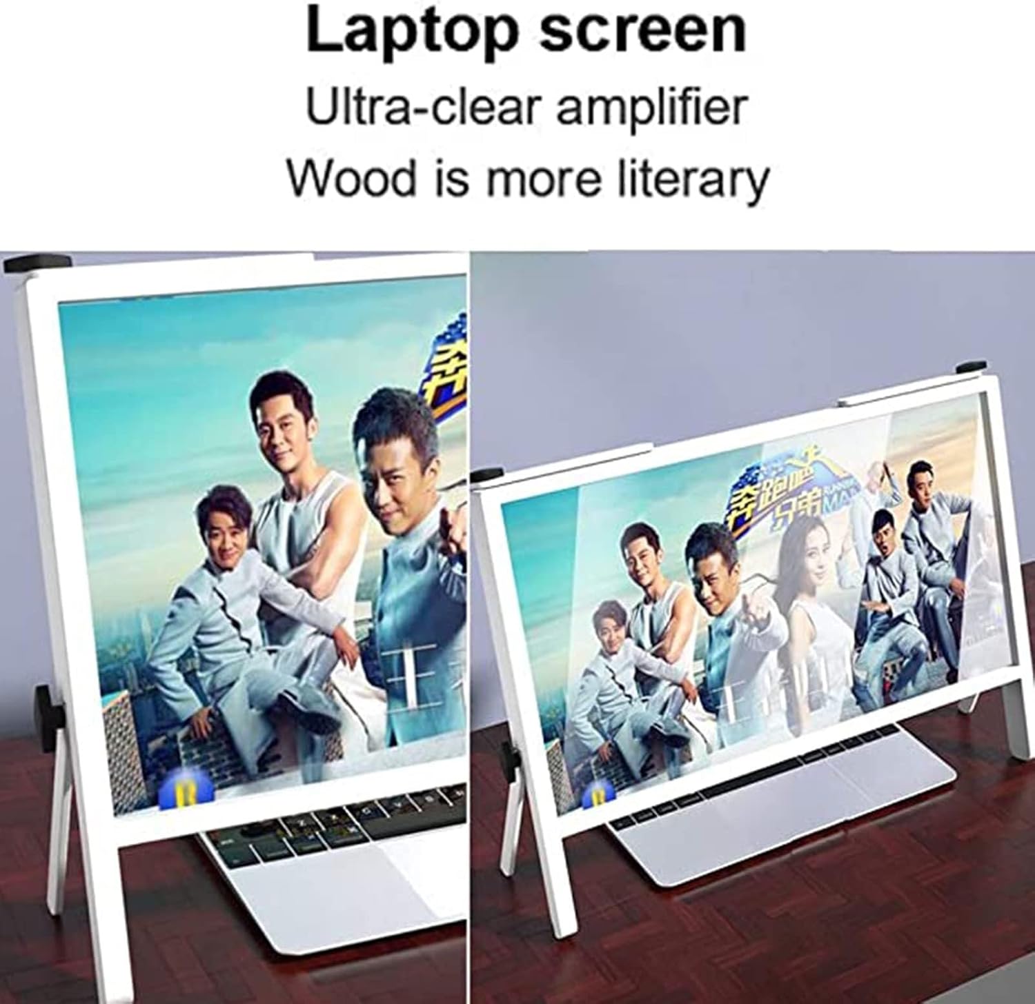 Magnifying Glasses 3D High-Definition Laptop Screen Magnifier Blu-ray 3X Magnifying Lens Portable Amplifier Desktop Compatible with Laptops