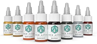 Ever After Pigments Modifier Color Set Collection, Microblading, Professional Cosmetic, Vegan, Organic, Made in USA, 8 pac...