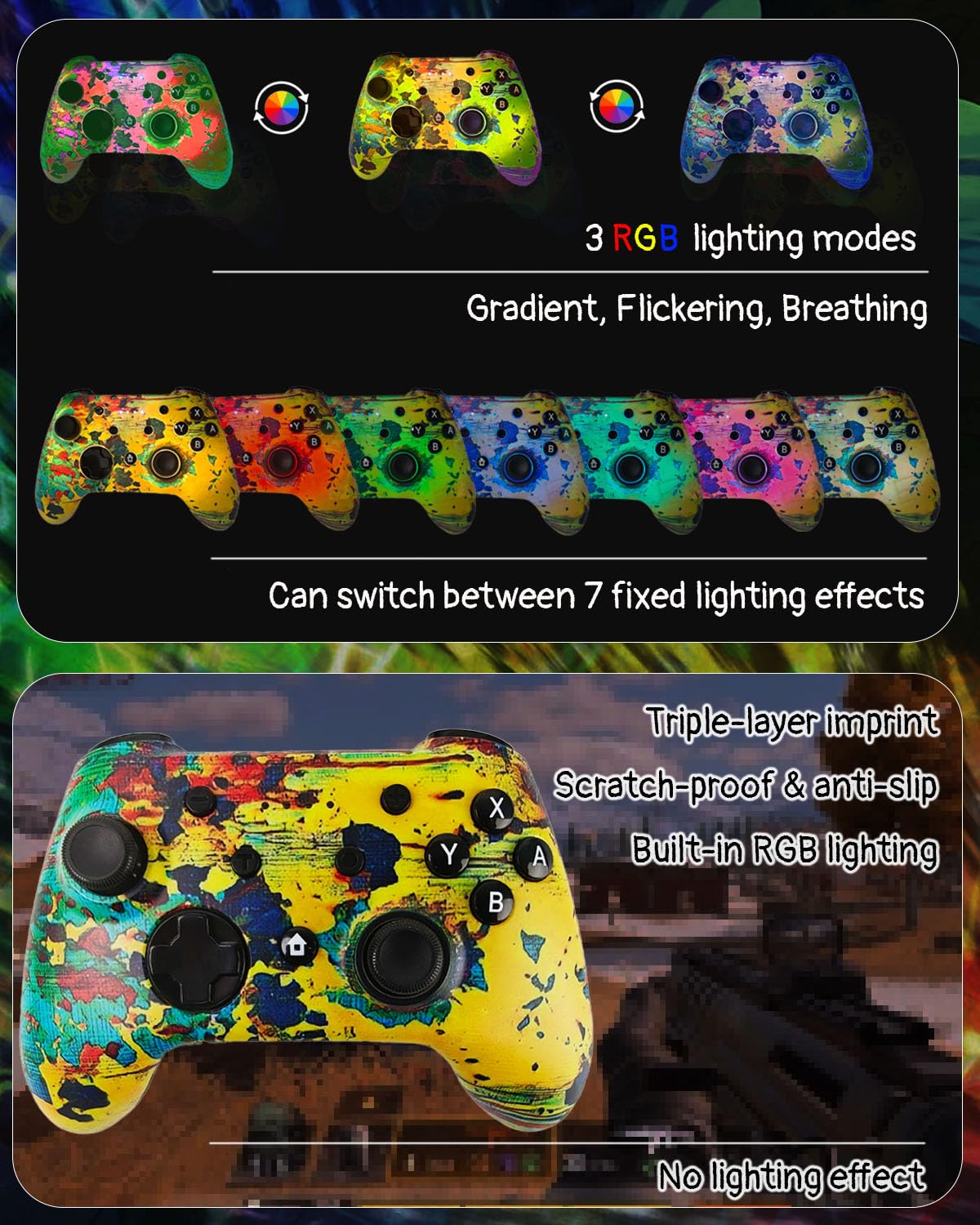 Controller di gioco WZUICOV multi-dispositivo - Dettaglio
