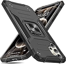 Galaxy A32 5G Case, Ring, Shock-Absorption, Shockproof, Drop Prevention, US Military MIL Standard Certified, Stand Function, PC+TPU, Dual Layer Construction, Dustproof, Thin, Lightweight, Integrated
