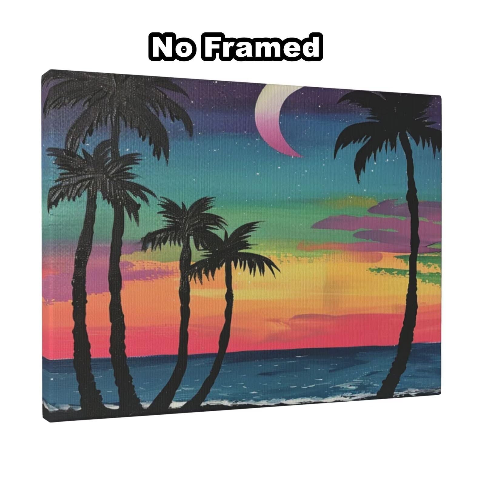 Malen-nach-Zahlen-Set für Erwachsene, DIY Malen nach Zahlen Landschaft, Acryl Malen nach Zahlen für Erwachsene/Anfänger, Ölgemälde Handwerk für Heimdekoration, 90 x 65 cm, ohne Rahmen) MK208