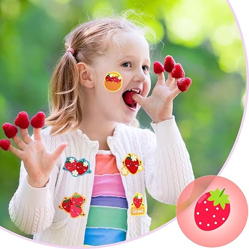 Miniatura 5 de 750 calcomanías perfumadas para raspar, calcomanías malolientes, frutas y alimentos, calcomanías motivadas para suministros escolares, suministros