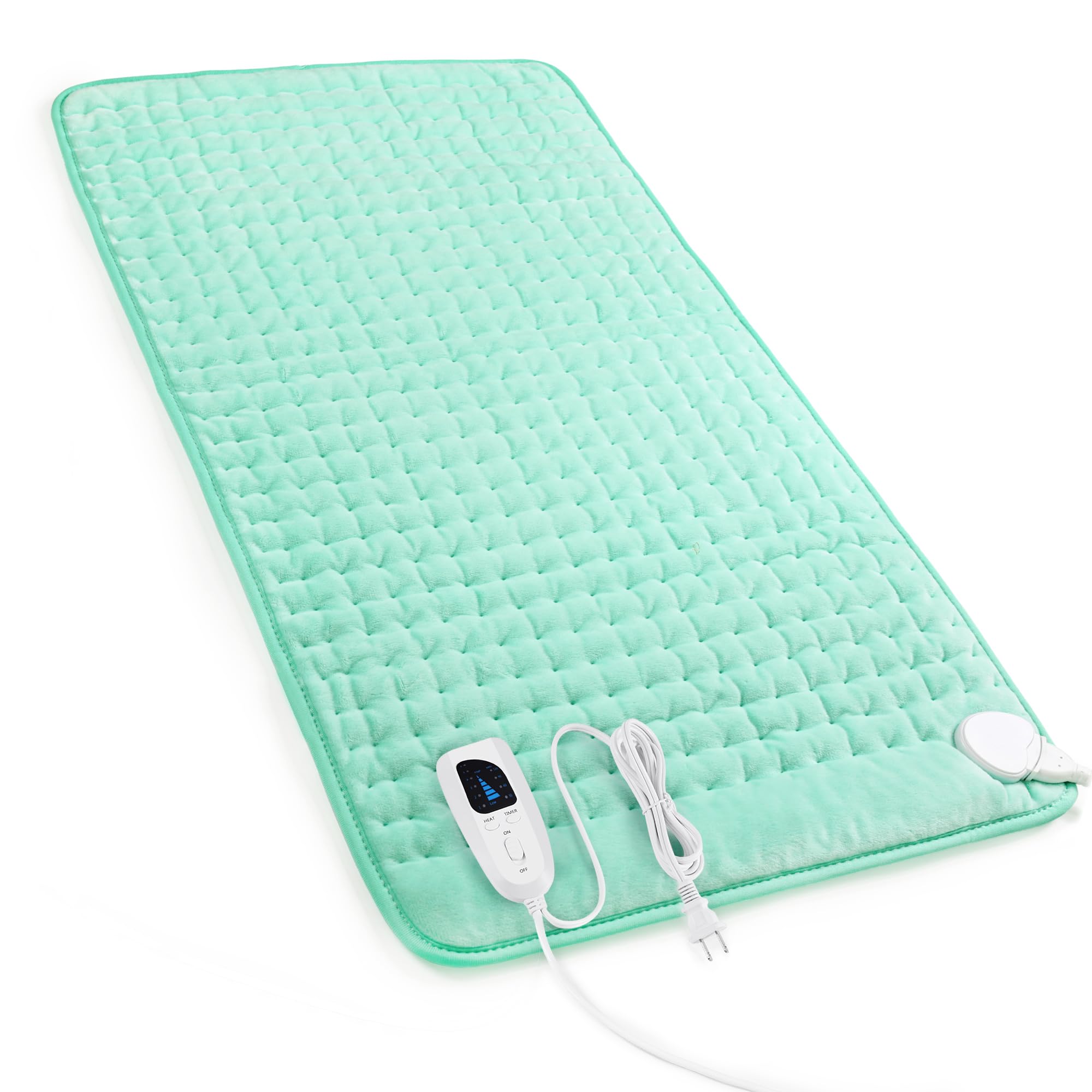 Heating Pad,Electric Heating Pads,Heating Pad for Back,LightGreen,33x17 Inch