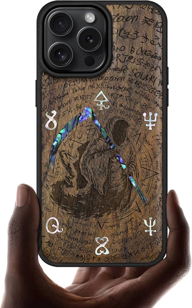 Amazon.com: Carveit Magnetic Case for iPhone 16 Pro Max Case, Wood