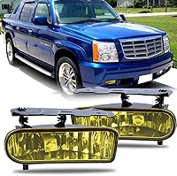 Vista 8 de PIT66 Luces antiniebla para parachoques delantero, compatibles con Cadillac Escalade 2002-2006, faros antiniebla delanteros izquierda/derecha