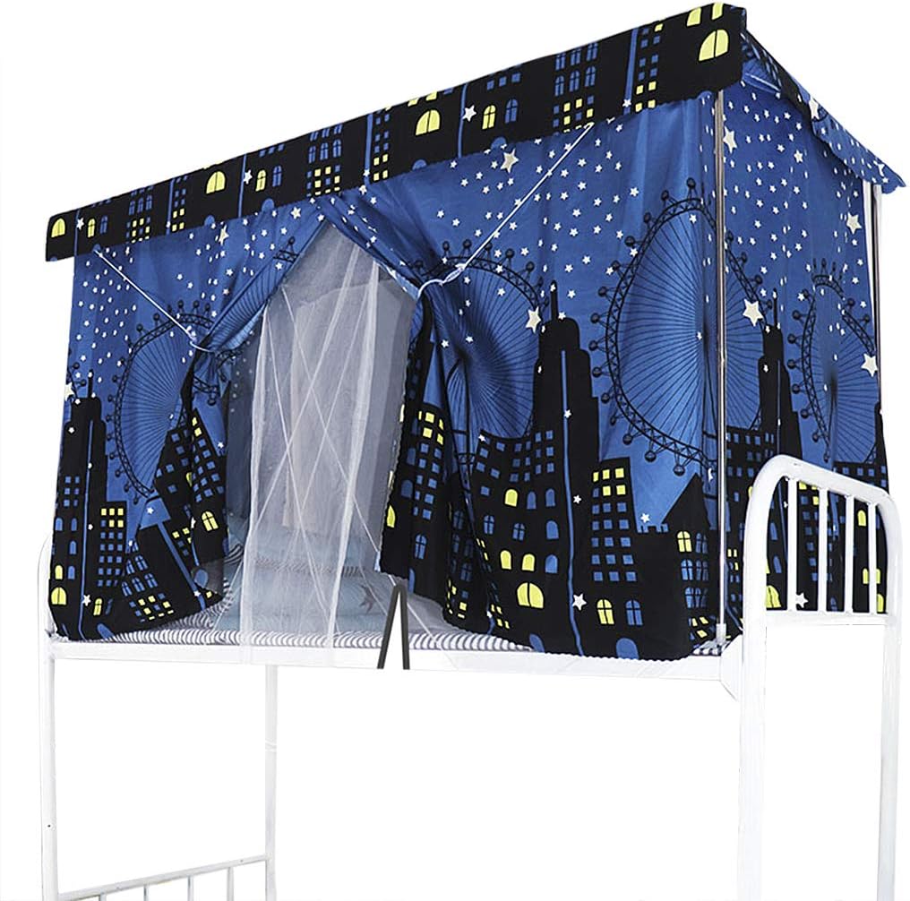 BAO CORE Bettvorhang Für Hochbett & Etagenbett - Blackout Moskitonetz 1,2x2m