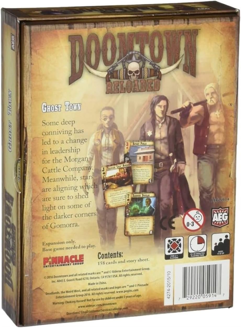 AEG Doomtown Reloaded Ghost Town Card Game