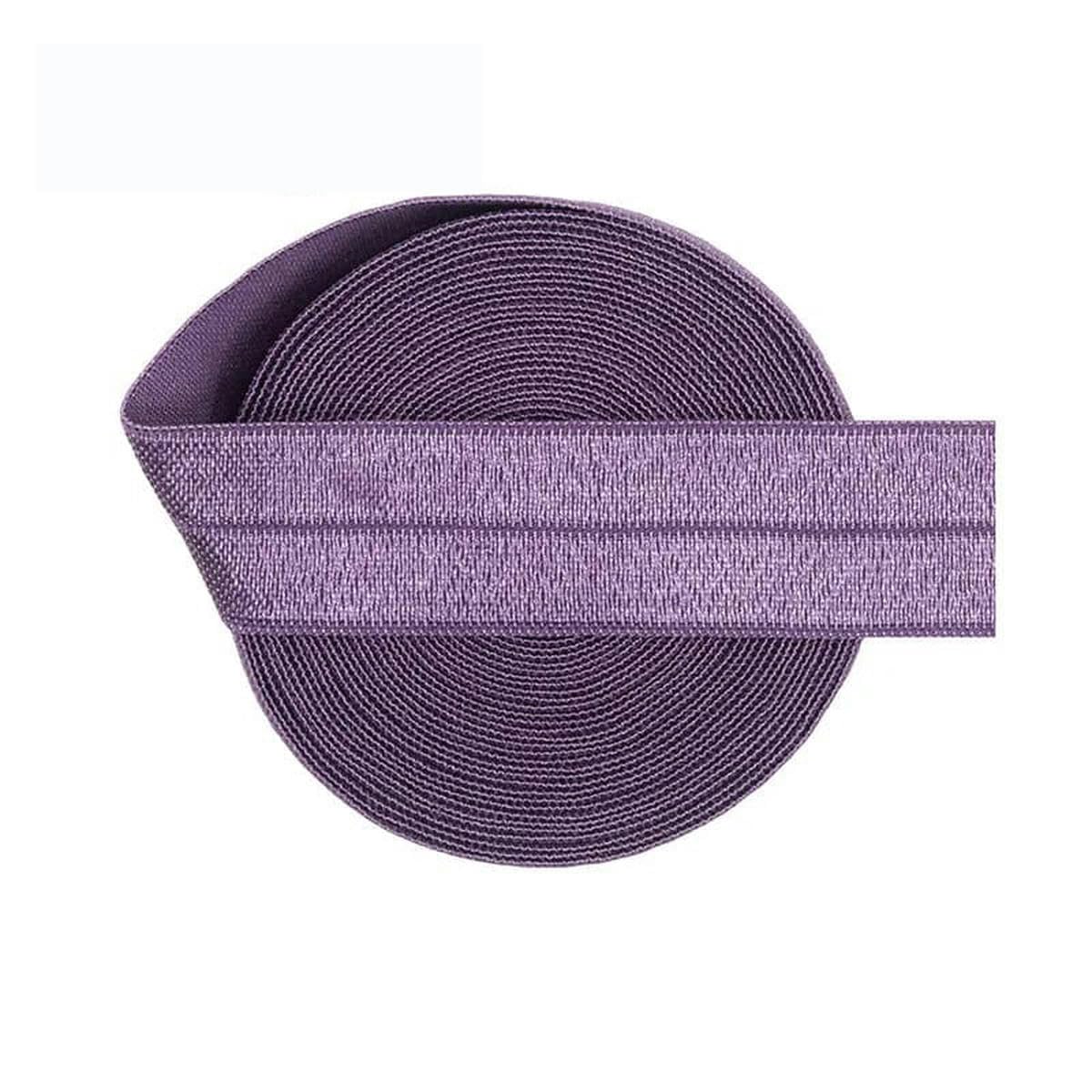 50 100 yardas por rollo de 3/4 "20 mm sólido brillante pliegue elástico Spandex banda de satén diadema vestido costura adorno de encaje - capuchino - 100 yardas