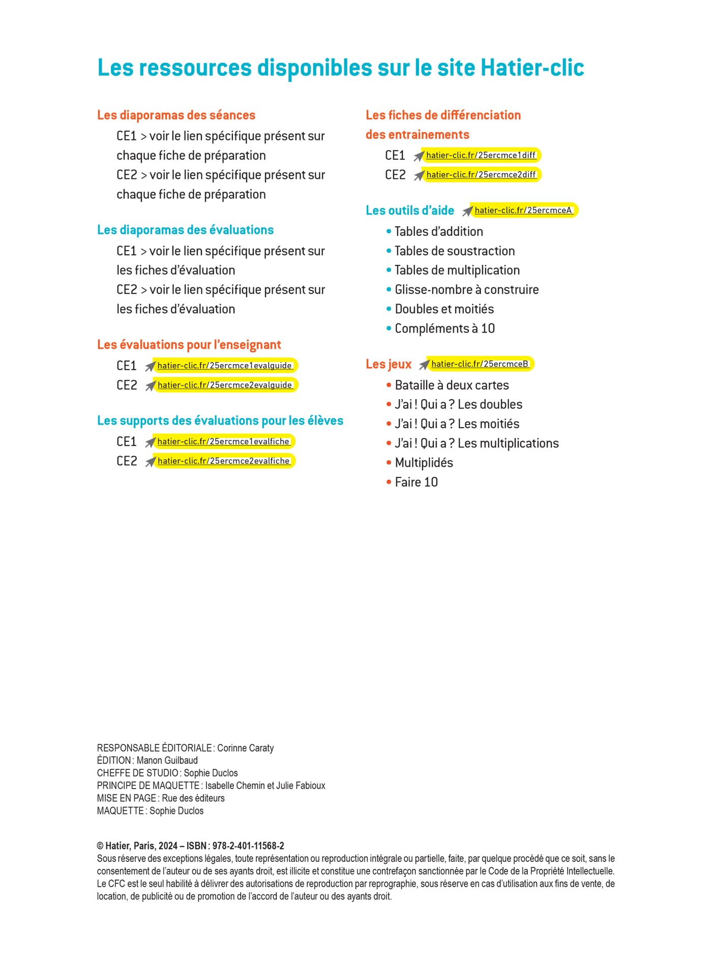 En route pour le calcul mental ! CE - Ed. 2025 - Fichier enseignant