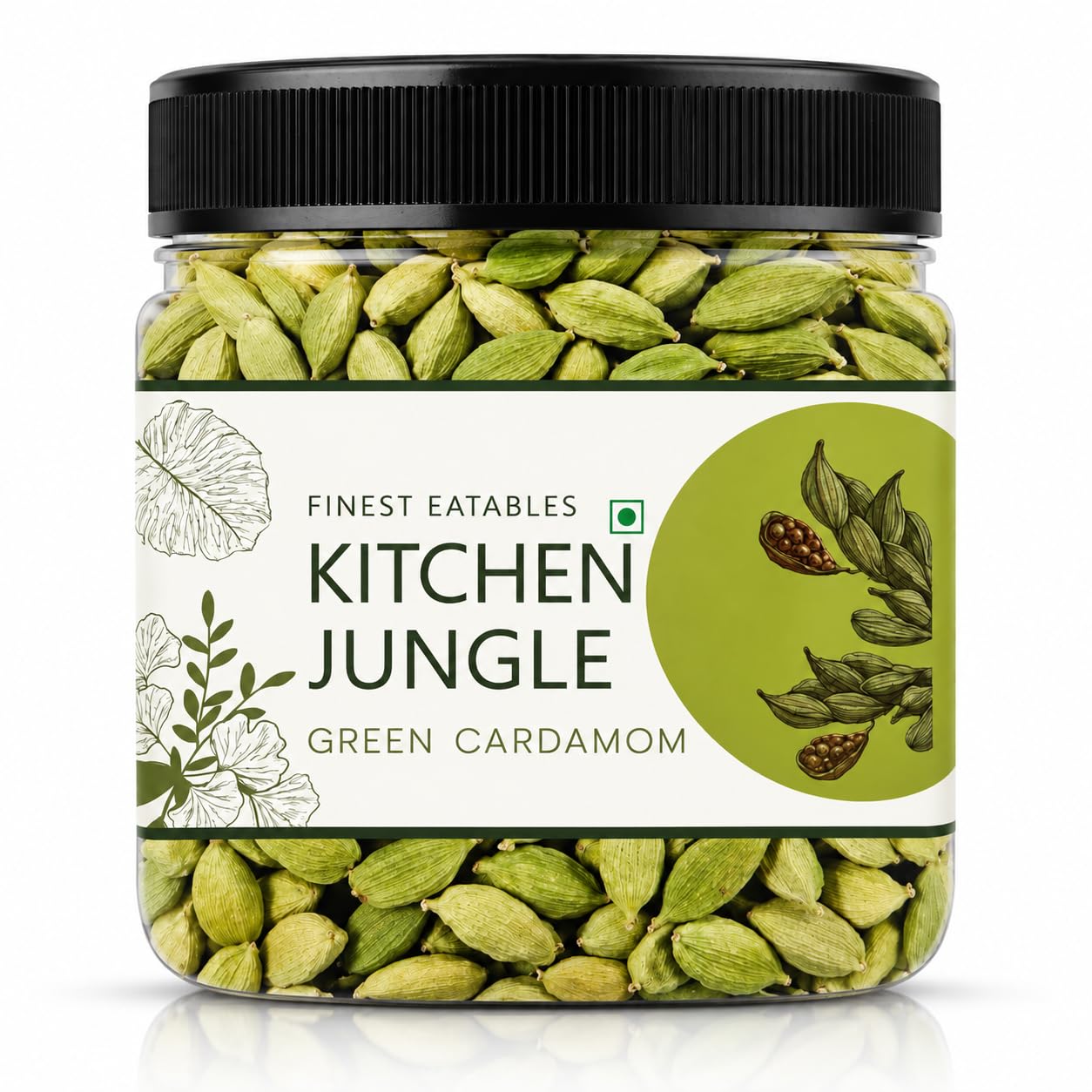 Kitchen Jungle Premium Green Cardamom 100 g - Image 1