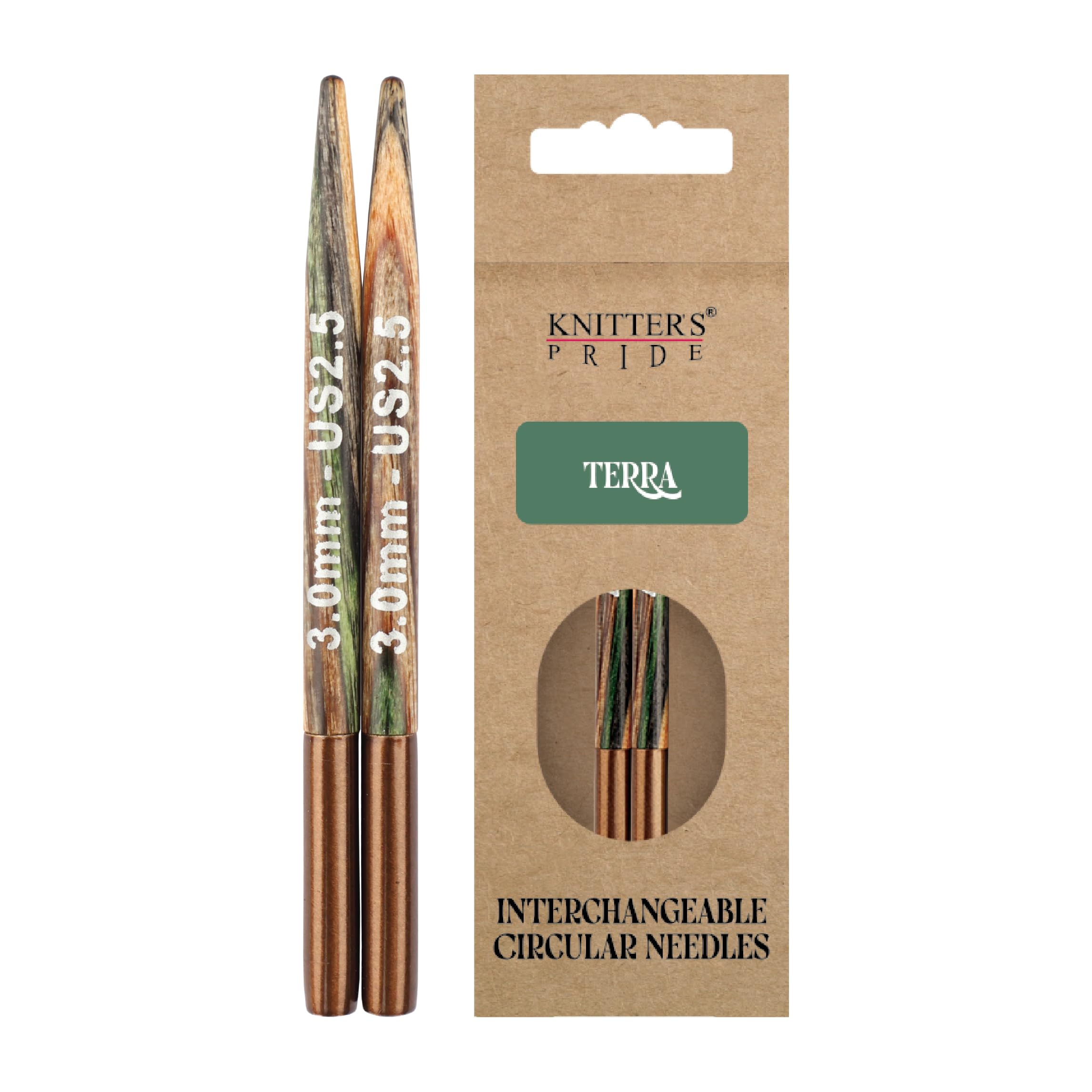 Knitter's Pride Terra Mini Interchangeable Knitting tip 3.00 mm 5 cm - 1 piece