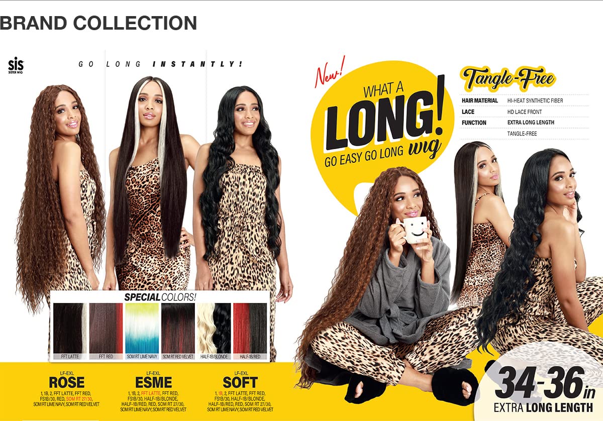 Amazon.com : Zury Sis Beyond HD Lace Front Wig LF-EXL Soft (FFT