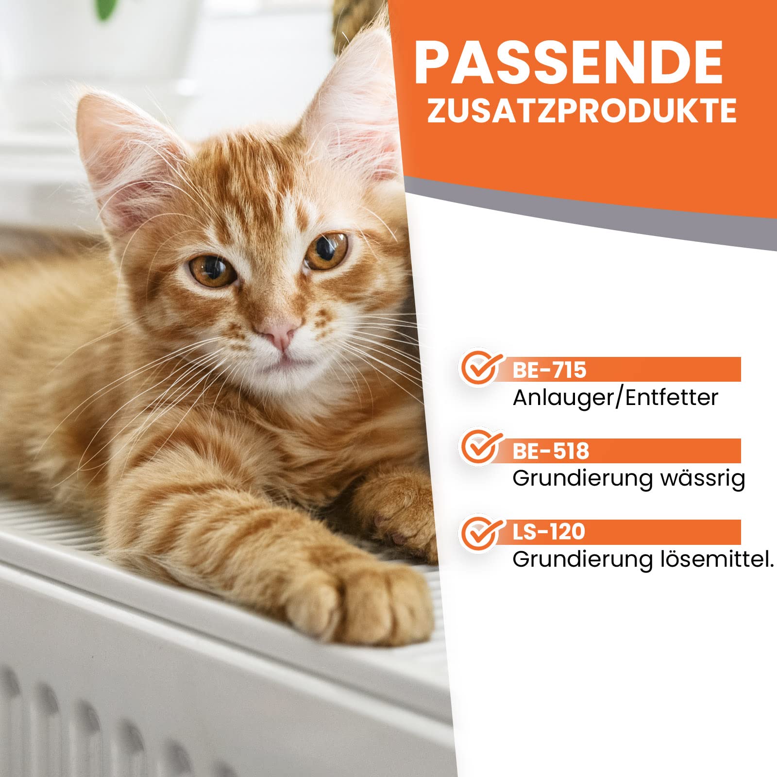 BEKATEQ BE-903 lakier do grzejników, ceglany, 2,5 l – odporny na wysokie temperatury lakier grzejnikowy, farba ochronna do metalu, wysoce kryjąca, bezzapachowa, nie zawiera rozpuszczalników,