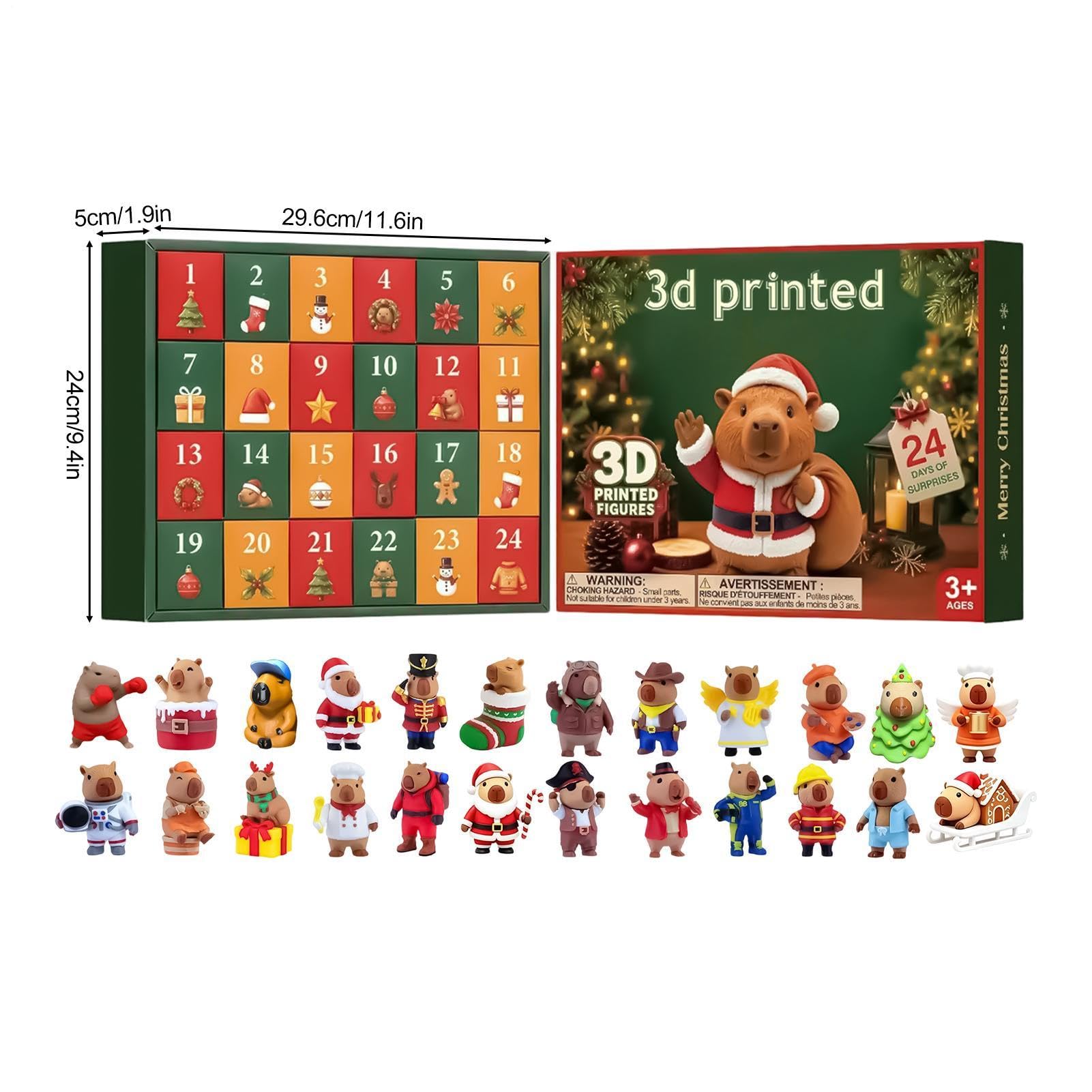 Calendrier de l'Avent Compte à Rebours de Noël Décorations de collection à