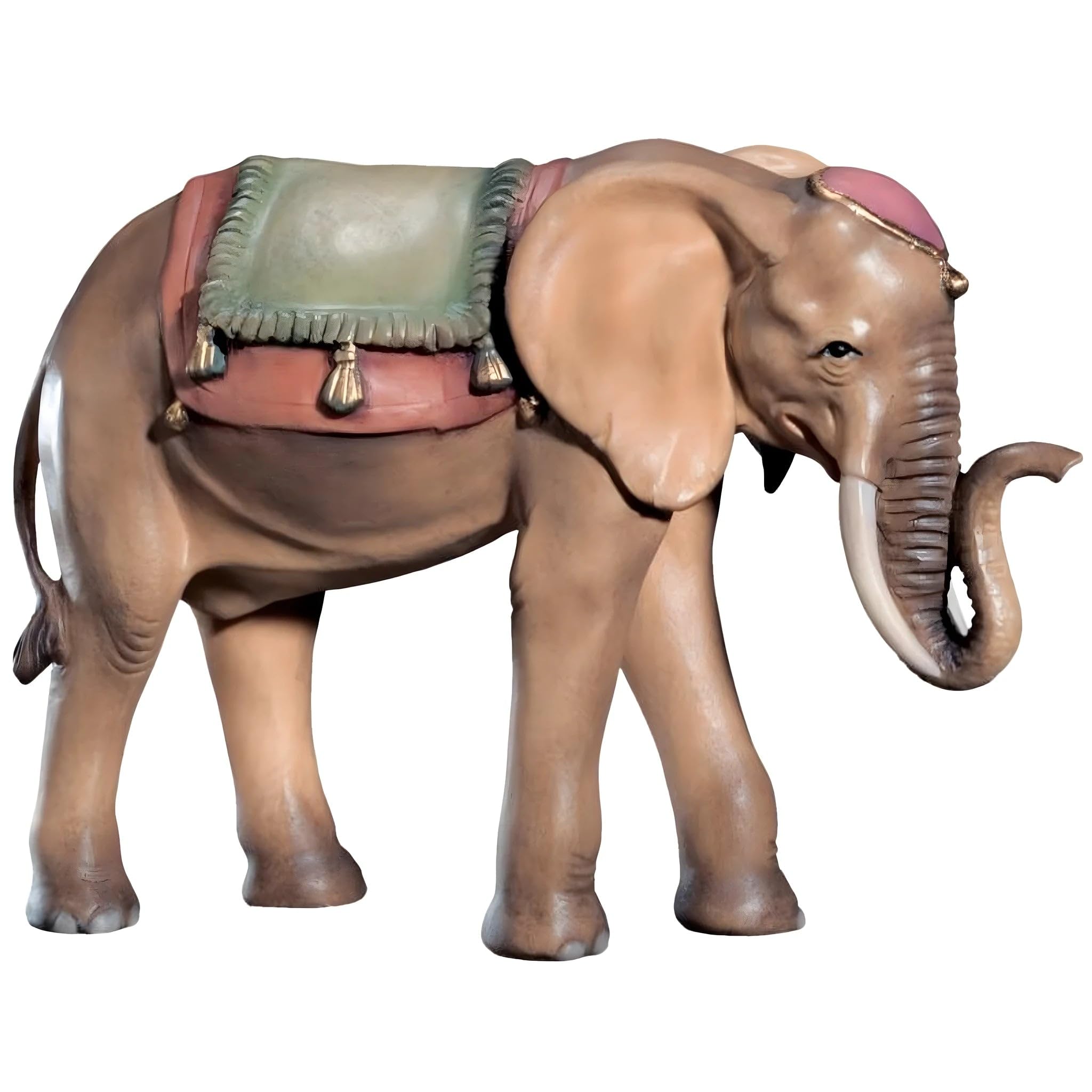 Handcrafted Maple Wood Elephant Figure - Dolfi