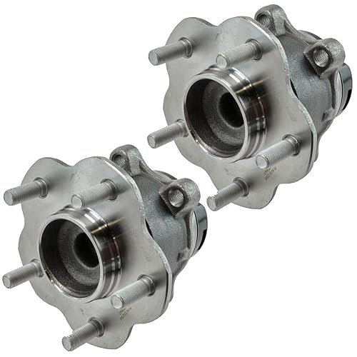 Vista 957 de TRQ Juego de 2 rodamientos de rueda trasera y conjunto de cubo con sensor ABS compatible con Ford Transit Connect 2014-2018