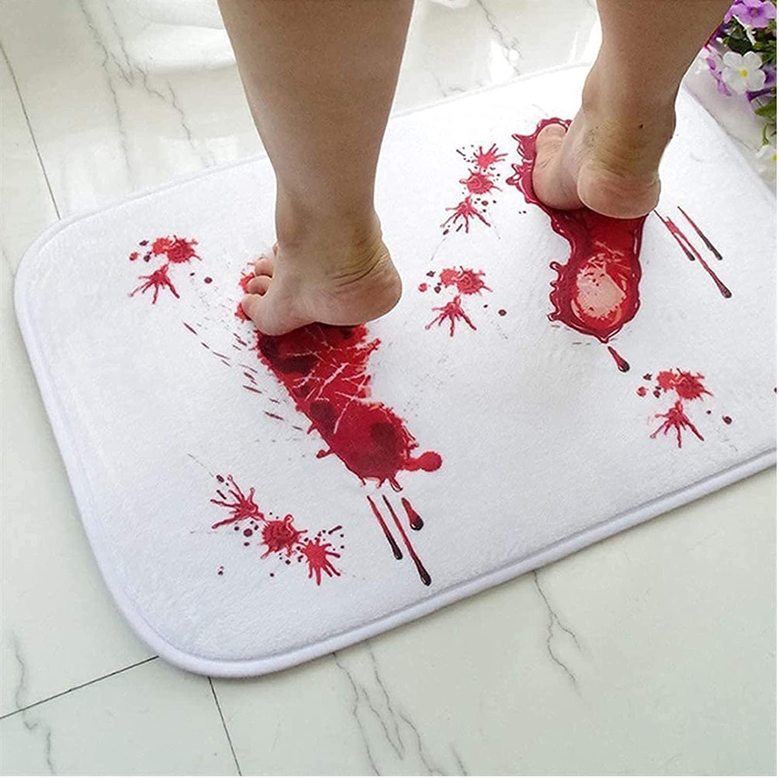When Wet Blood Bath Mat