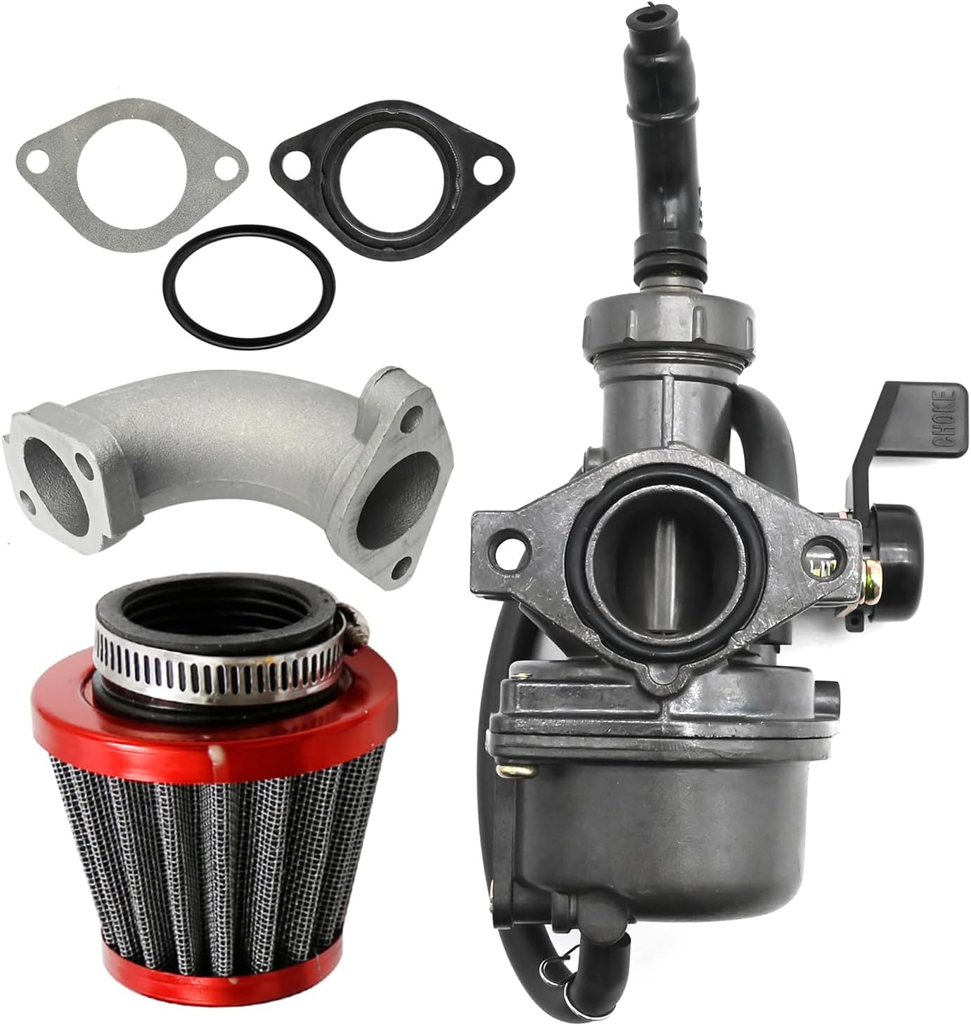 Anxingo 22mm PZ22 Carburetor Kit Replacement for 110cc 125cc SSR CRF50 Predators Go Karts Pit Dirt Bike,for Taotao Pit Bike ATV (PZ22 KIT1)
