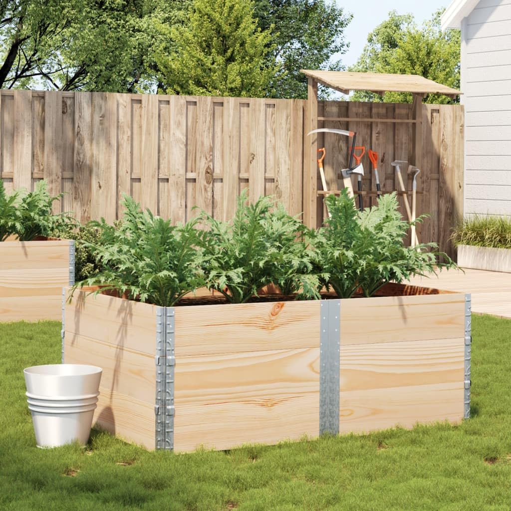 Pflanzkasten Aus Kiefernholz – 150x100x60,5 Cm, Faltbar, Stapelbar, Ideal Für Balkon, Terrasse & Garten