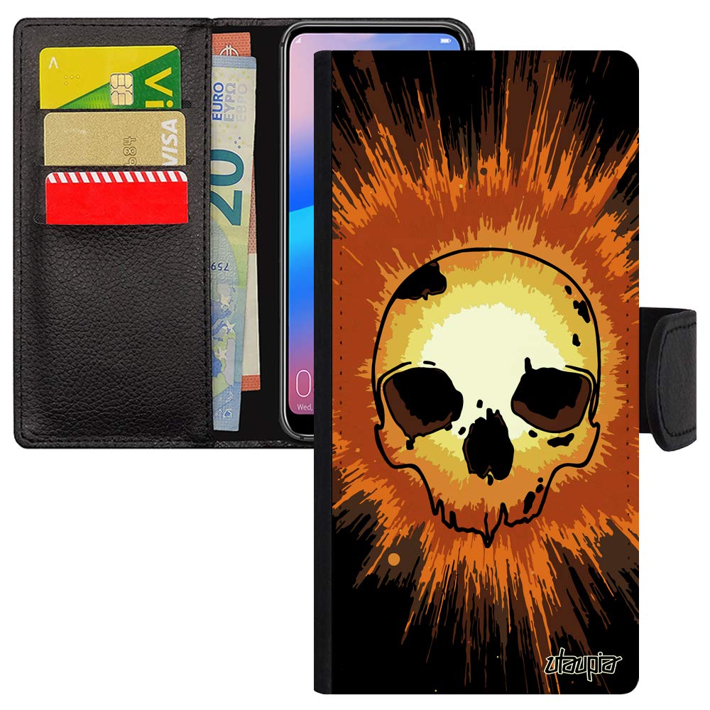 Étui Note 10 Lite squelette antichoc avec motif explosion orange - 3