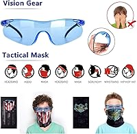 Vista 5 de Paquete de 2 chalecos tácticos para niños, juego de pistolas Nerf N-Strike Elite Series Wars con dardos de repuesto, clips de recarga, bolsa