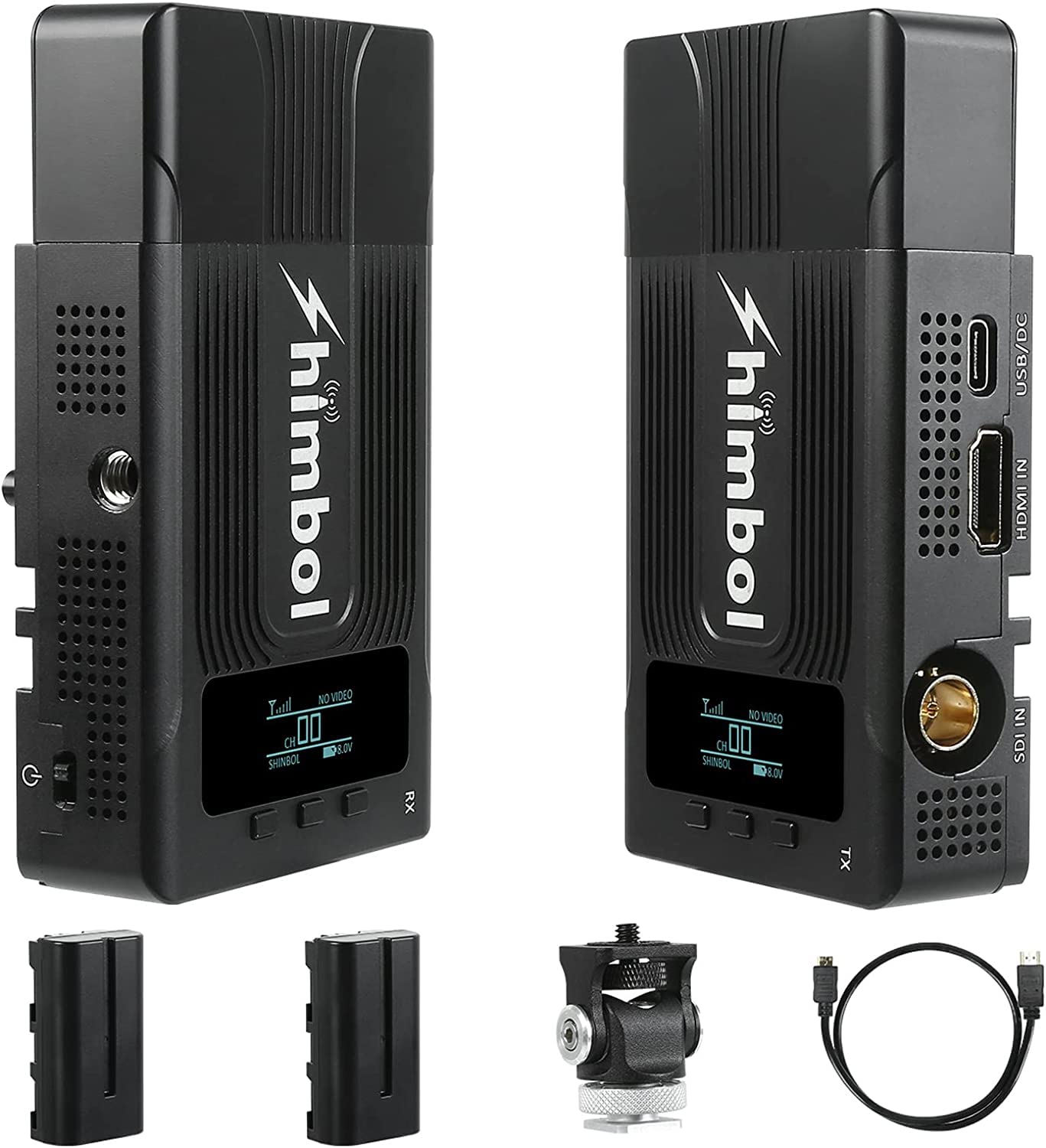 Shimbol ZO600S ワイヤレス ビデオ トランスミッション システム Amazon.com: Shimbol ZO600S 1080P60 SDI+HDMI Wireless Video