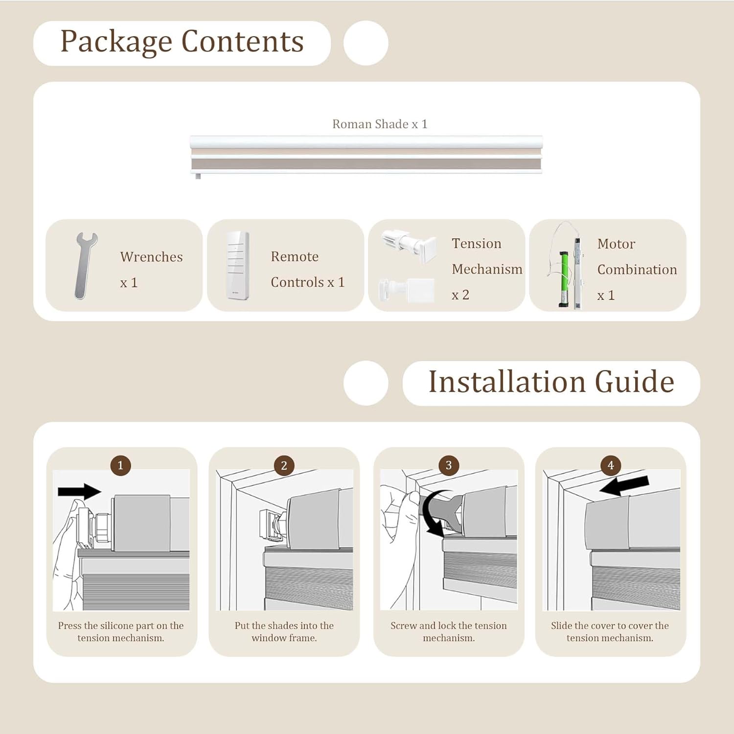 Motorized Day Night Cellular Shades,56 Inch Width No Drill Cordless Blackout Cellular Shades, Intelligence Light-Filtering Pleated Accordion Window Blinds for Bedroom, Kids' Room.ZF-323-B514