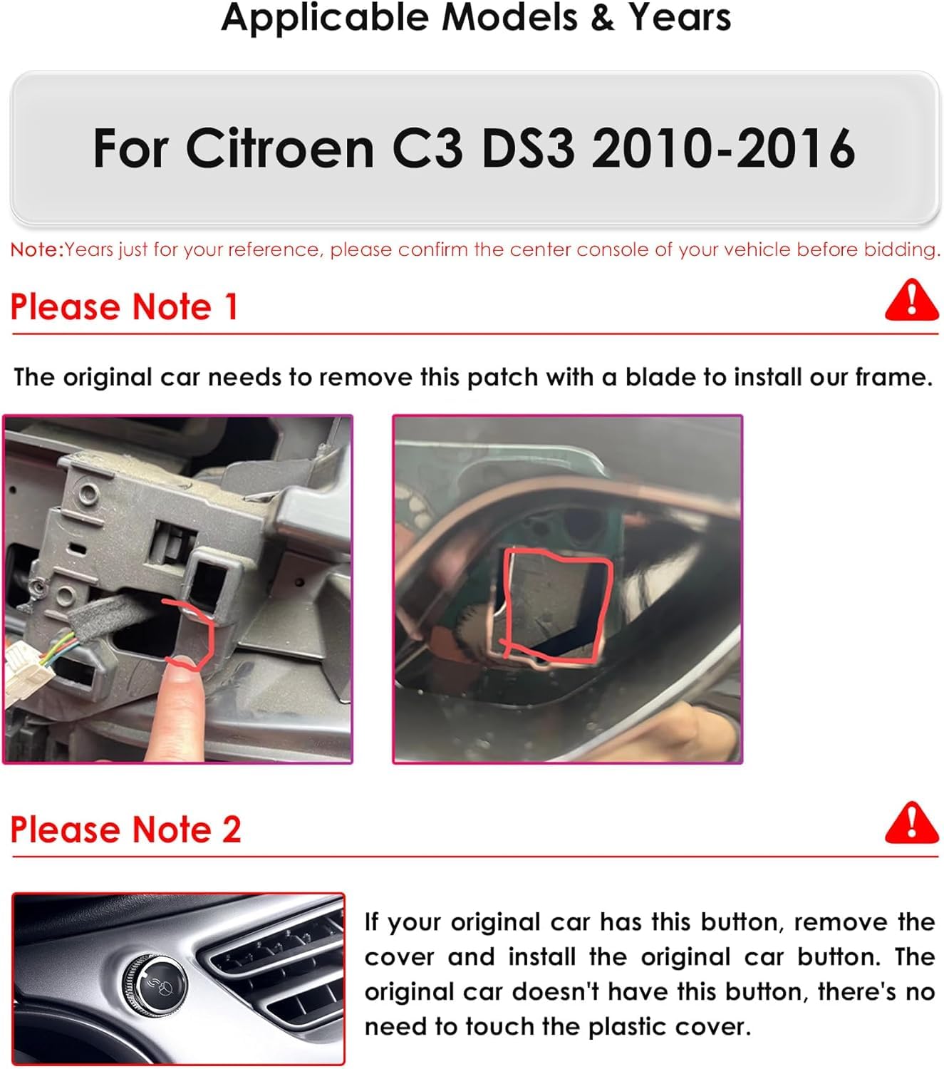 [4+64G]Android 16 2 Din Radio con navigazione per Citroen C3 DS3 2010-2016-[Integrato CarPlay/Android Auto/DSP/GPS/Bluetooth 5.0/MirrorLink/Controllo del volante]-IPS 9" Touch