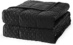Mr. Sandman Weighted Blanket, Minky Dots and Cooling Microfiber Heavy Blanket, Soft and Cozy Weighted Throw for Sleeping and Calm,36 x 48in, 3lbs, Grey