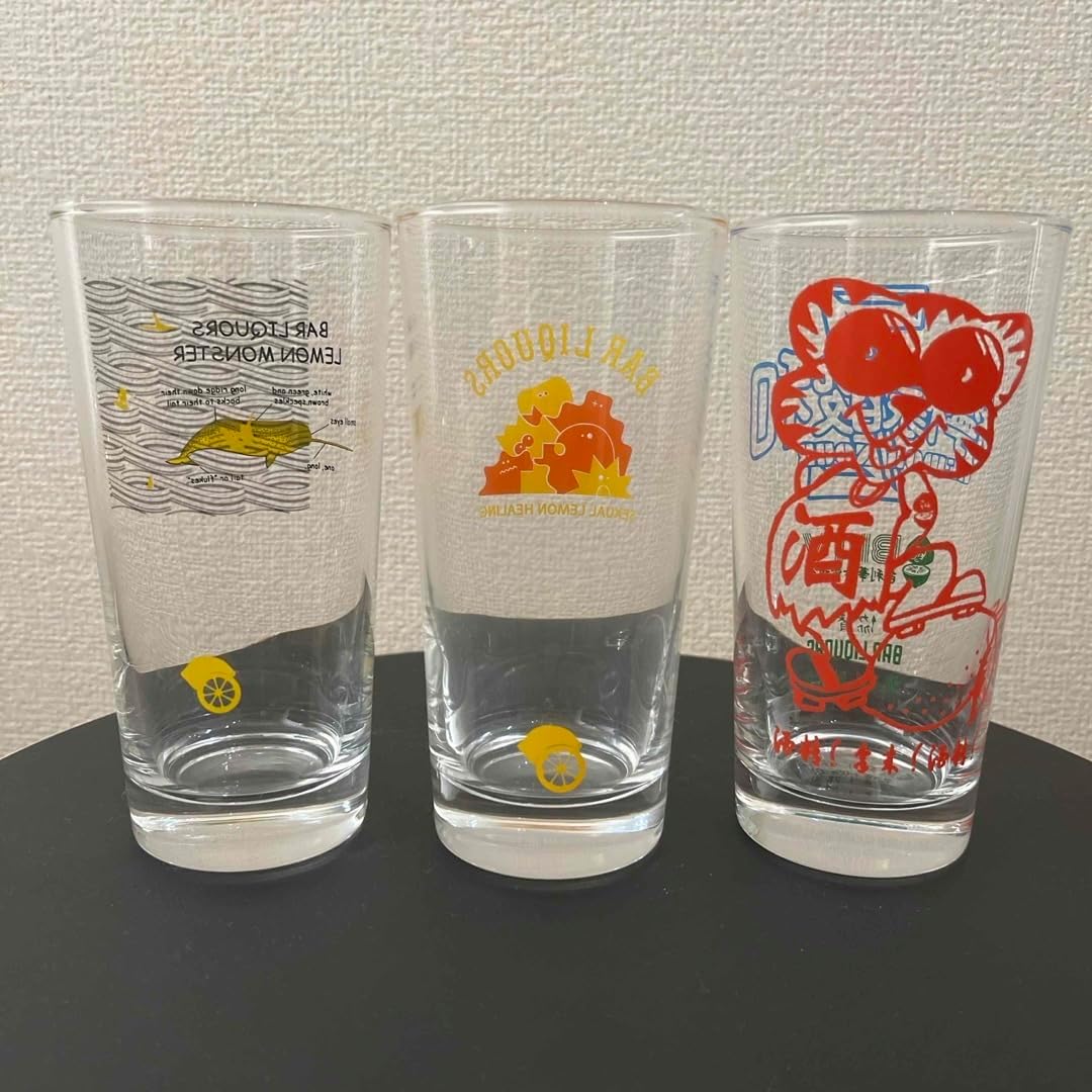 新品　未使用　バーリカーズ　レモンサワーグラス　2種セット バーリカーズ Bar Liquors グラス 2個セット② バーリカーズ レモン