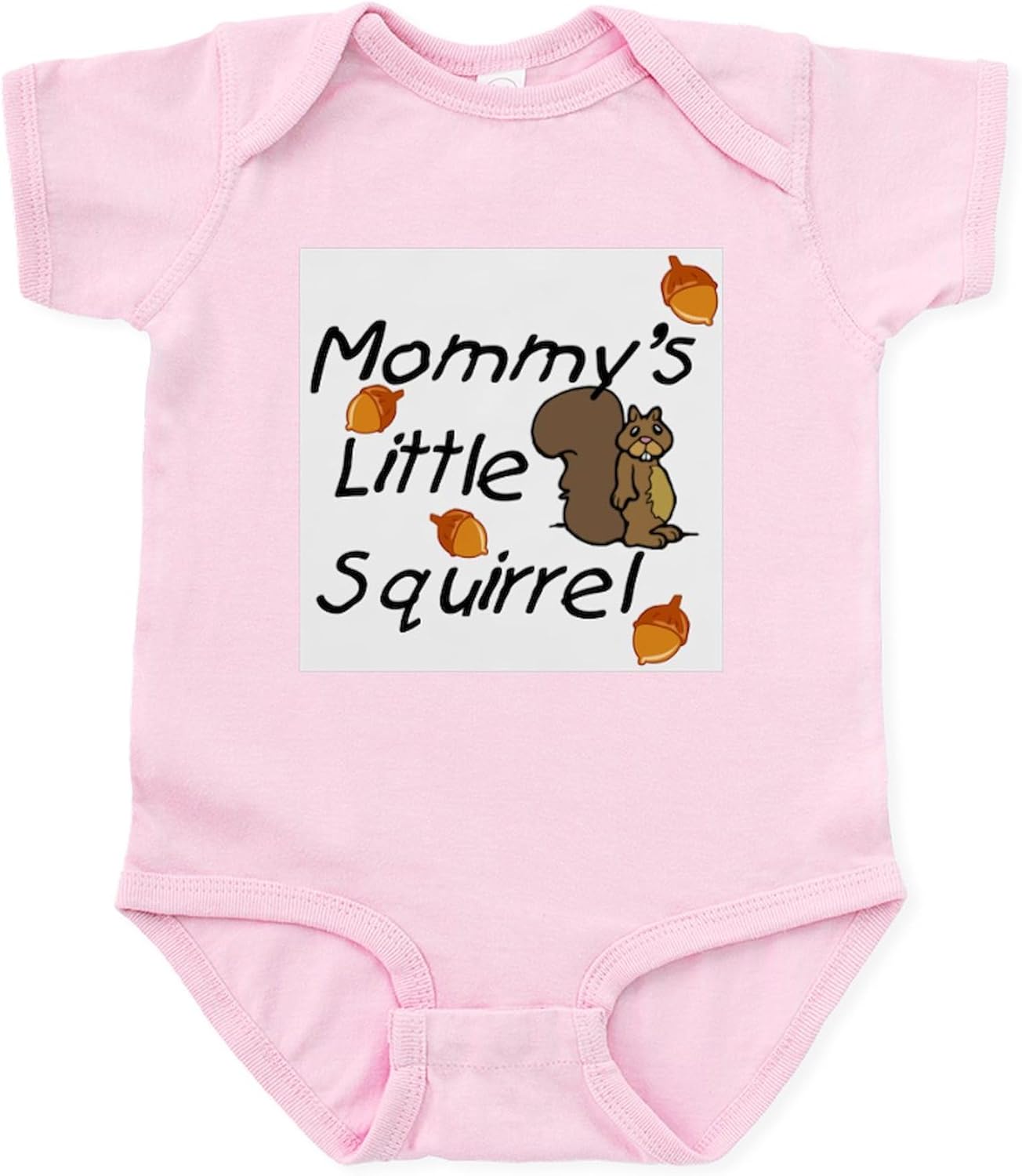 CafePress Mommy's Little Squirrel Infant Creeper Cute Infant Bodysuit Baby Romper