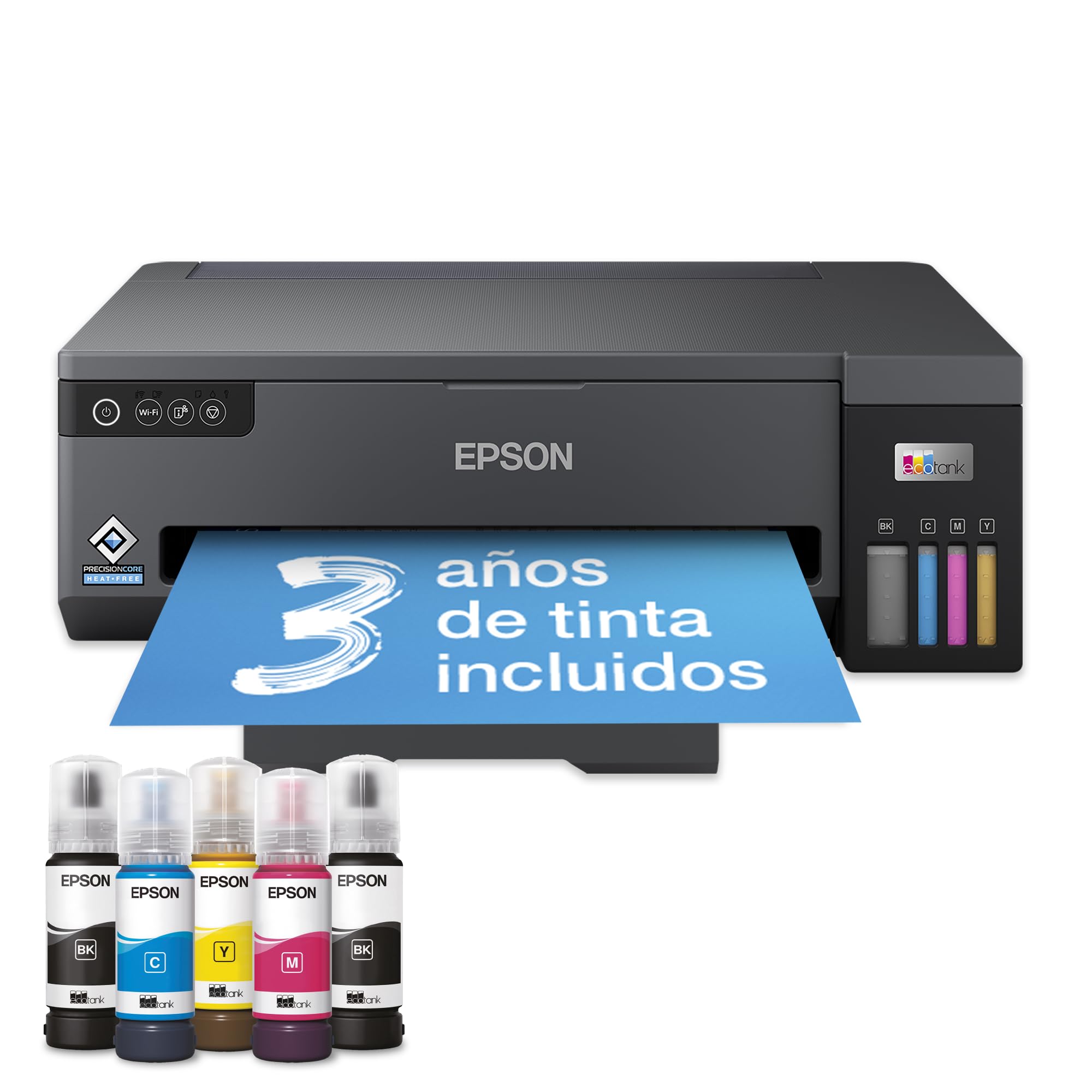 Epson EcoTank ET-14100 Impresora de Depósito de Tinta | Para Hogar y Pequeña Oficina | Con Tinta Negra Adicional | Wi-Fi | A3+ | Imprimir | Tinta Incluida Para 3 Años