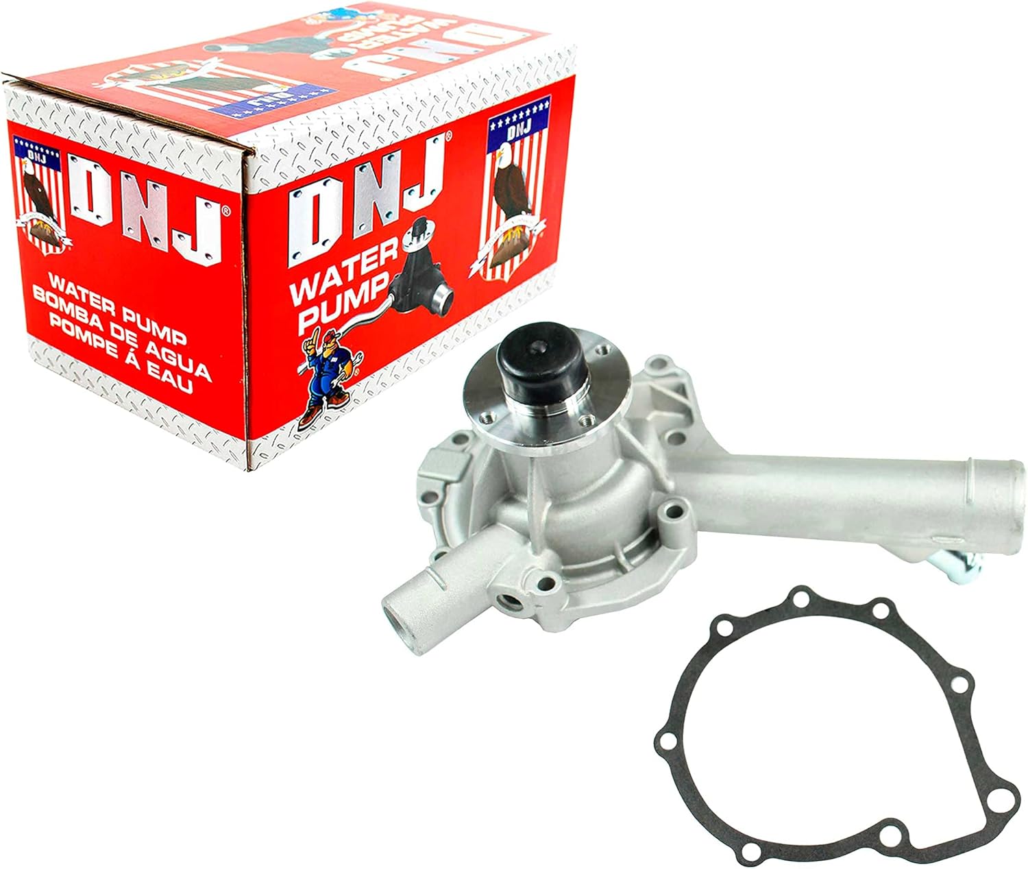 DNJ WP4294 Water Pump for 1994-1998 Mercedes-Benz C220 C230 2.2L-2.3L L4 16V DOHC 2199cc