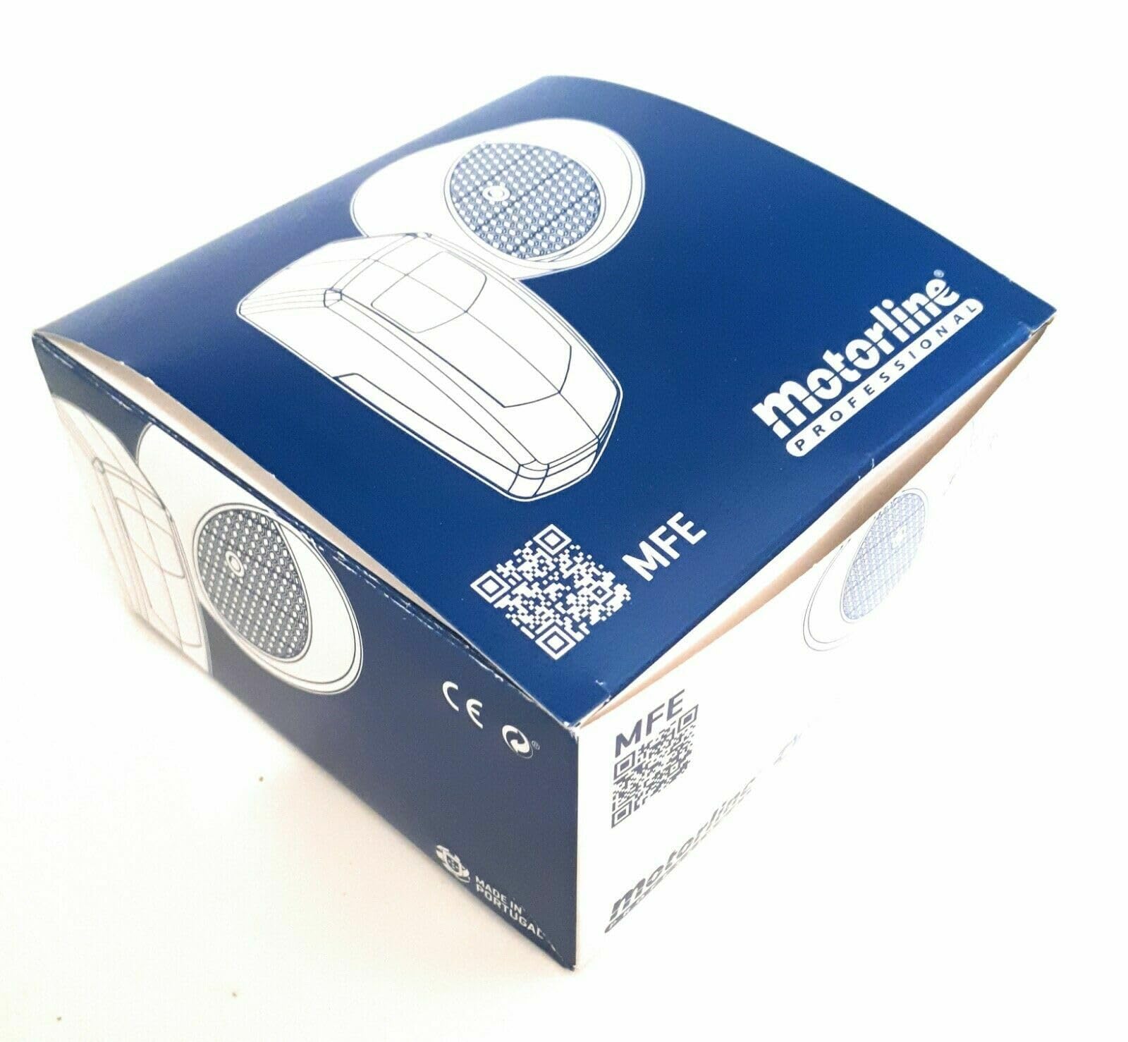 MFE FOTOCÉLULA DE REFLEXIÓN PROFESIONAL CON ESPEJO Y PROTECCIONES, 12 / 24V. UNIVERSAL PARA PUERTA DE GARAJE AUTOMÁTICAS.