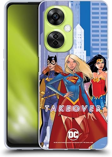 Head Case Designs Officially Licensed DC Women Core Girl Power Compositions Soft Gel Case Compatible with OnePlus Nord CE 3 Lite 5G
