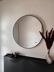 Koonmi 91 cm ronde spiegel - wandgemonteerde cirkel spiegel voor