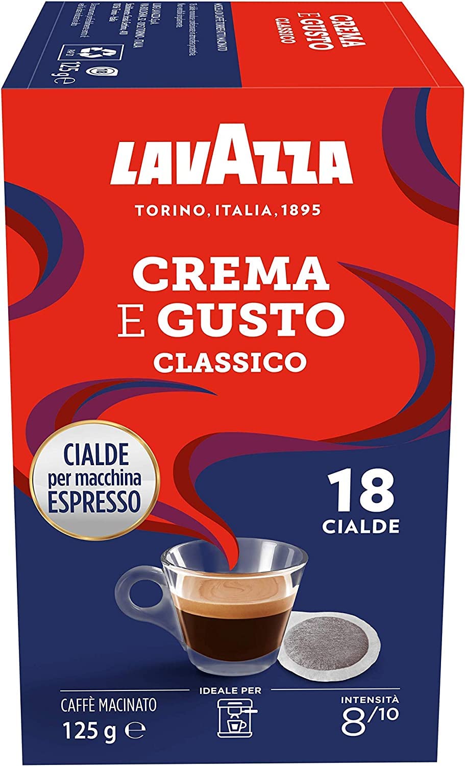 12x 18 Kaffeepads Lavazza Espresso Crema E Gusto Kaffee Coffee ese Kaffee (216)Pads