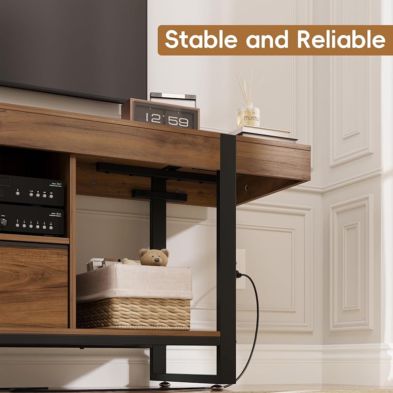 TV Stands Entertainment Center for Living Room - TV Console for 75 Inch TV image 3