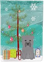 Vista 1131 de Caroline's Treasures BB4243GF Bandera de jardín con texto en inglés «Merry Christmas» con texto en inglés «Merry Christmas», bandera decorativa