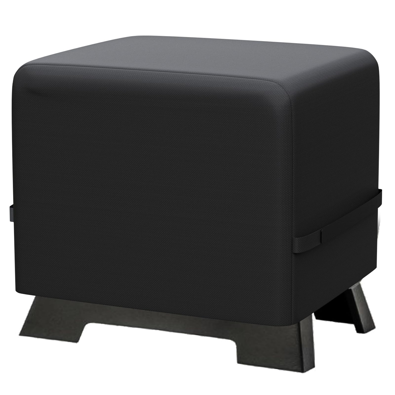 Grill Cover for Char-Griller Portable Charcoal Grill and Side Fire Box 22422 72424 E82424 924240, Replacement for Char-Griller 2455 Side Fire Box Grill Cover, 600D Waterproof Windproof UV Resistant