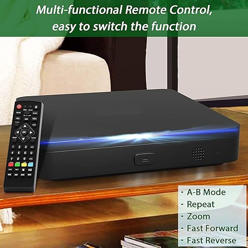 Snapklik.com : Didar Blu Ray DVD Player, Ultra Mini 1080P Blue Ray