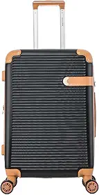 Mala de Viagem Nice Rígida 360° Santino - ABEV407G Cor: Preto