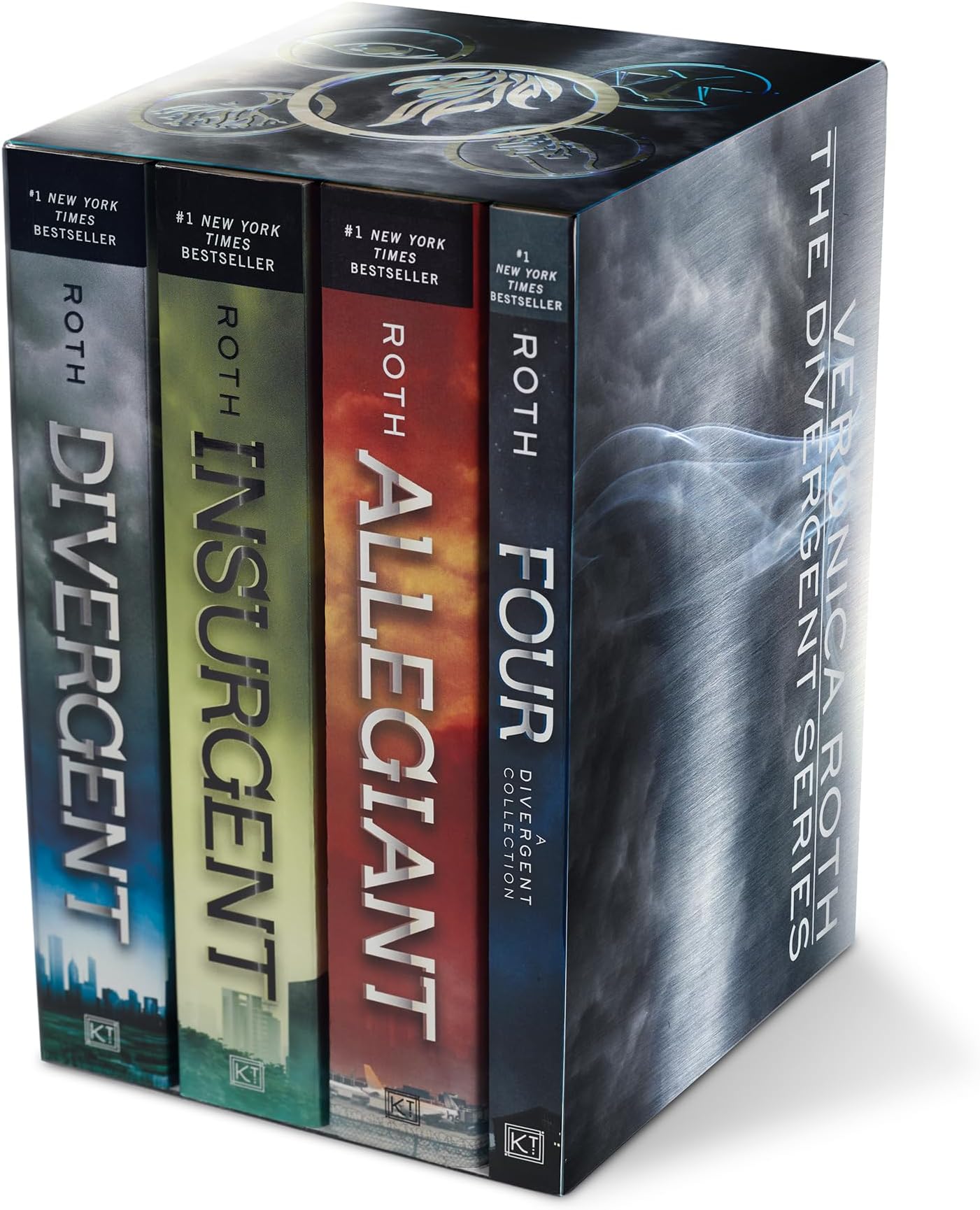 Katherine Tegen Books Divergent Series Set: Divergent, Insurgent, Allegiant, Four