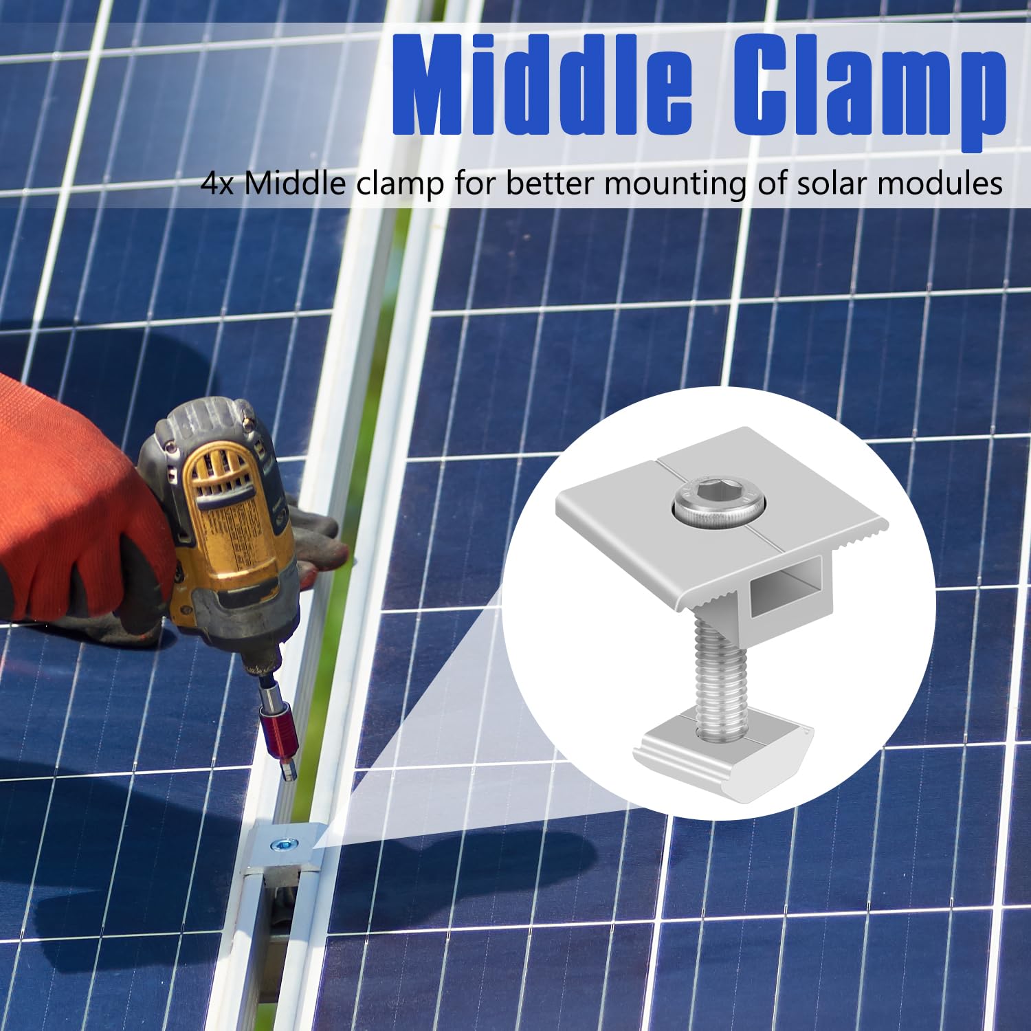 Supporti Pannelli Solari NuaFix 118 Cm - Regolabili 0-90° Per - Foto 7