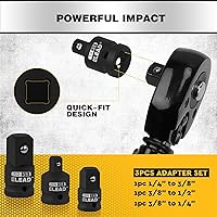 Vista 5 de Juego de llaves de vaso E-Torx invertidas de 17 piezas, acero Cr-V de impacto prémium E4 - E24 Star hembra para llave de impacto 1/2 3/8 1/4 Kit