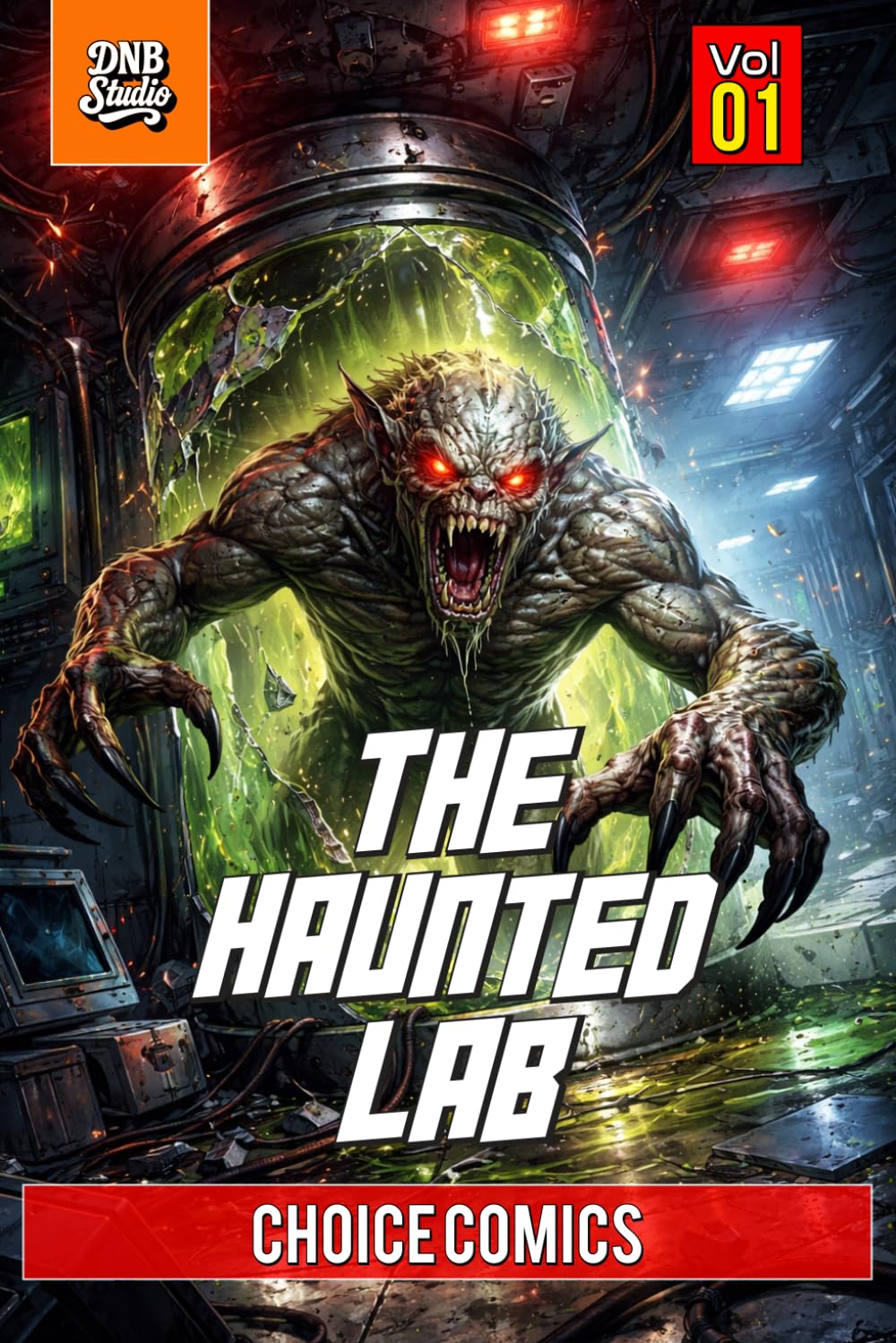 Mini Choice Comics – The Haunted Lab (Vol. 1): An Interactive Choose-Your-Path Comic Adventure