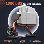 Adjustable Weight Bench - 1000LBS Heavy Duty Foldable Workout Bench Press with Leg Extension & Preacher Pad, Flat/Incline/Decline for Home Gym