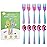 VITEVER 10 Pack Toddler Utensils, Stainless Steel Rainbow Silverware Set for Kids, Children Safe Cutlery Set Includes Forks and Spoons - Dishwasher Safe
