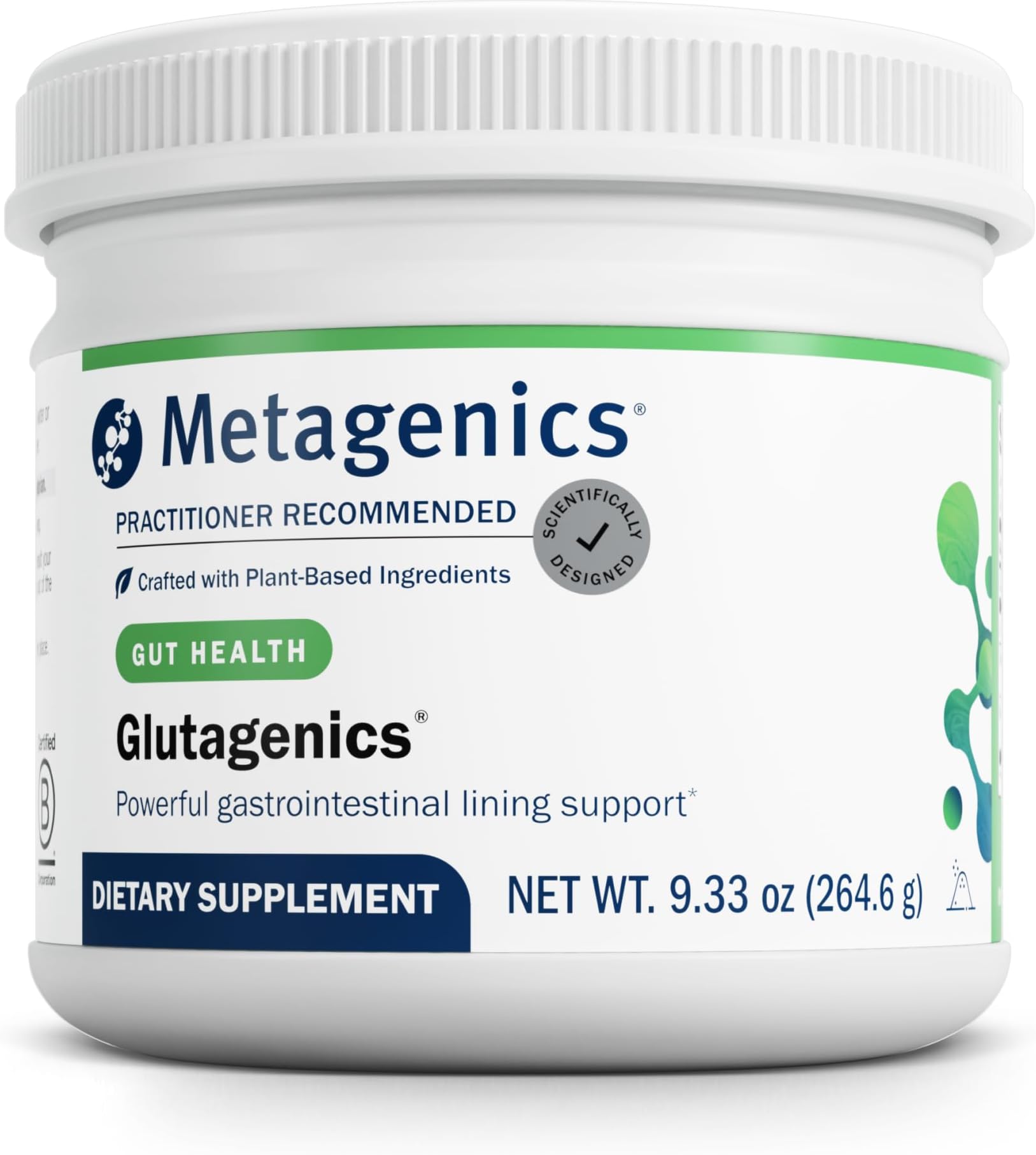 Glutagenics - L-Glutamine with Deglycyrrhizinated Licorice (DGL) & Aloe Vera - Supports Gut Health, Digestive Function & Immune System - Non-GMO, Gluten-Free Powder Supplement - 60 Servings